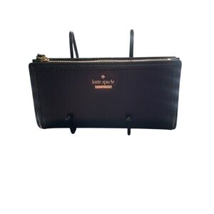 Kate Spade Black Wallet Host pick card holder change compartment
